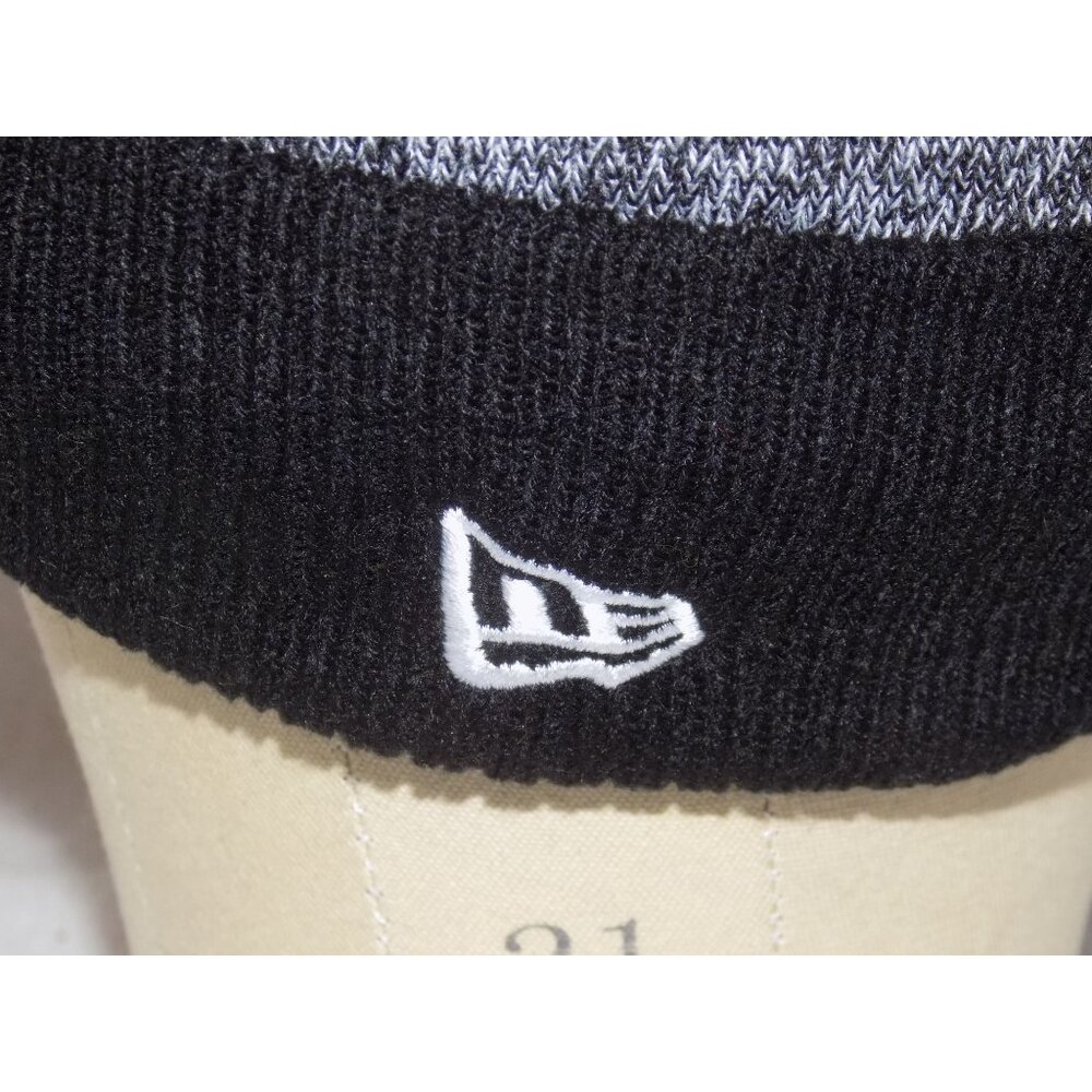 Pittsburgh Steelers Beanie Pom Pom New Era Football NFL (Grey) - Picture 4 of 4